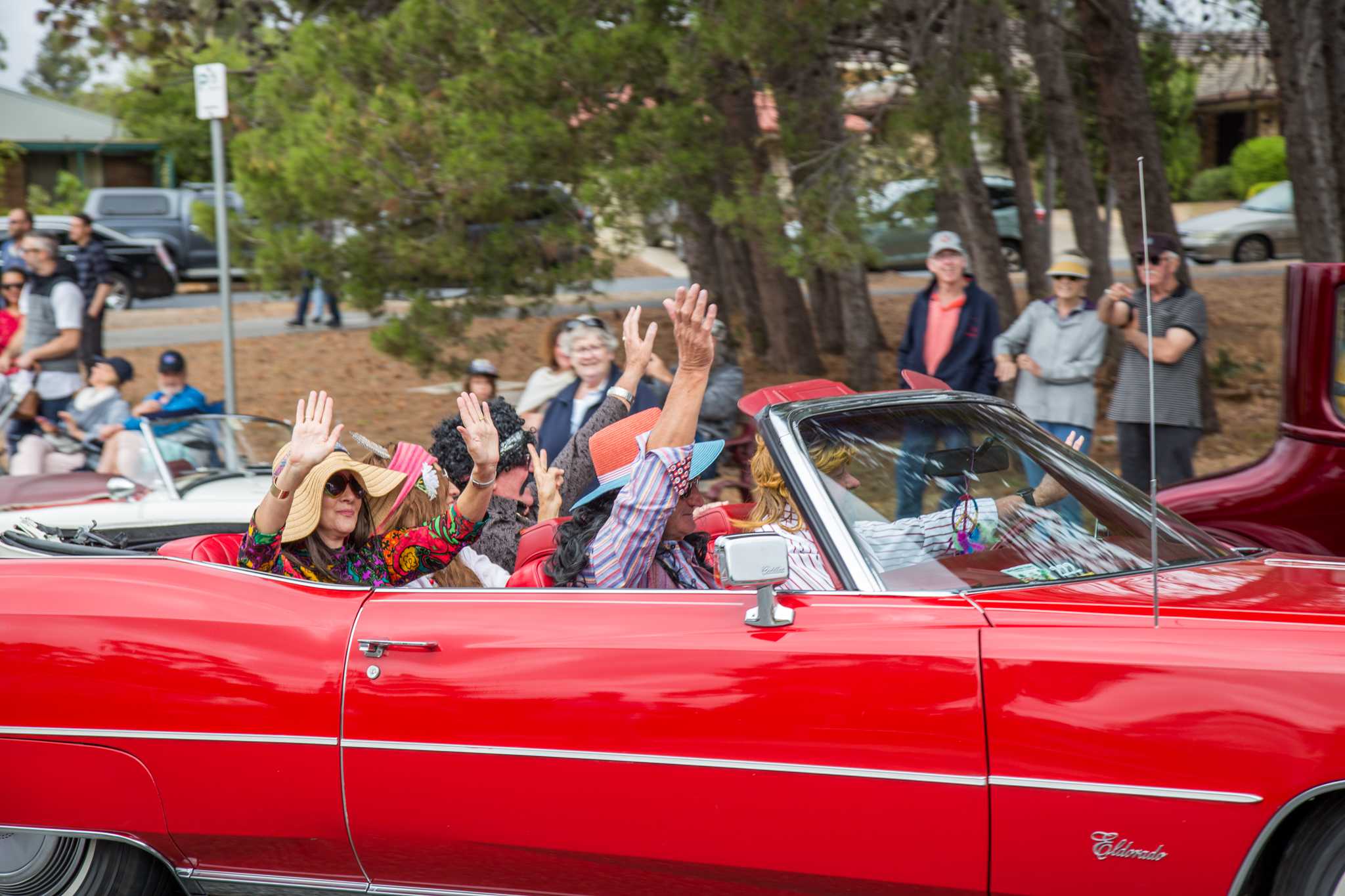 McLaren Vale Vintage & Classic Car Day photos from the ground and above