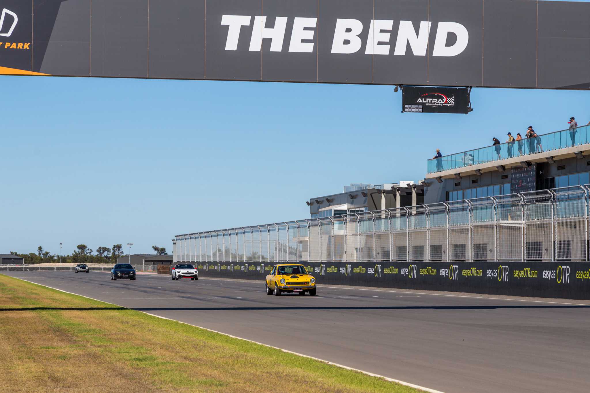 Fiat Nationals Tailem Bend Race track from the ground and above