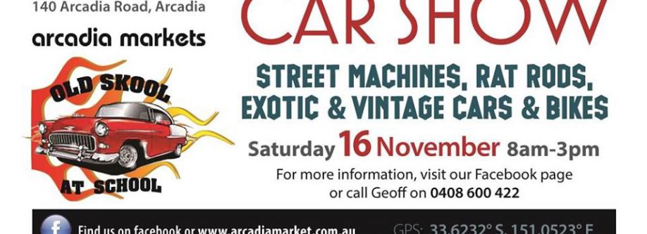 Old Skool At School - Car Show (NSW) Cover Image