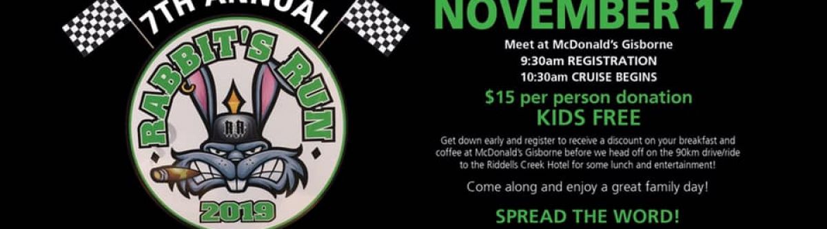 RABBITS RUN 2019!! (Vic) Cover Image