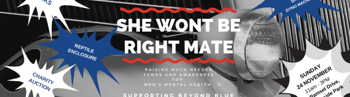 She Won't Be Right Mate (Vic) Cover Image