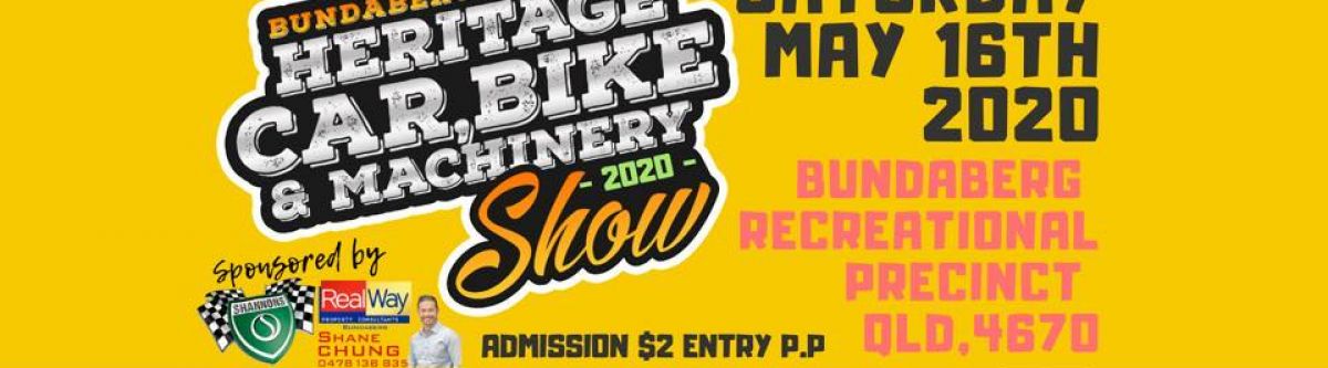 Bundaberg Heritage Car, Bike & Machinery Show (Qld) Cover Image