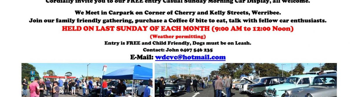 Casual Sunday Morning Car and Bike Display (Vic) Cover Image