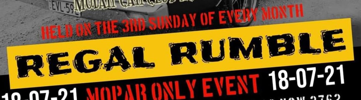 REGAL RUMBLE (Mopar Only Event) (NSW) * CANCELLED * Cover Image