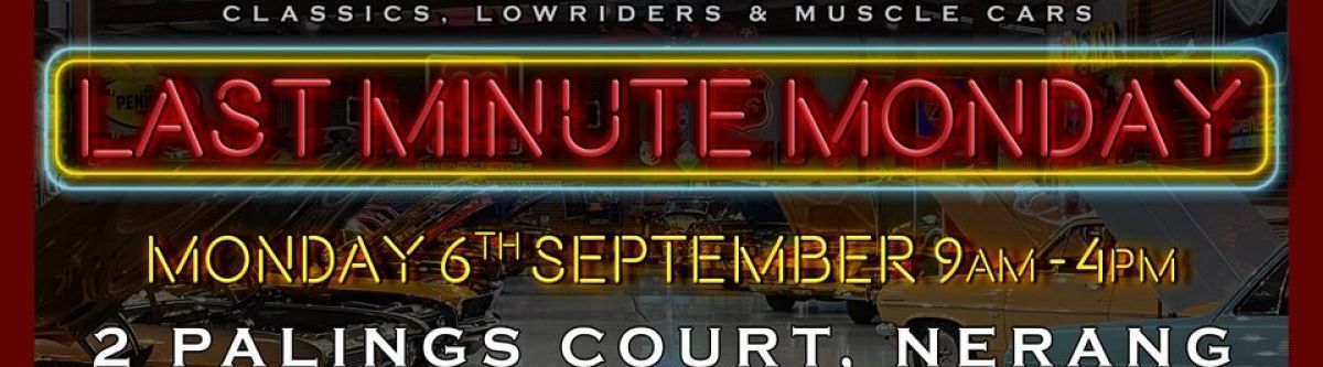 LAST MINUTE MONDAY (Qld) Cover Image