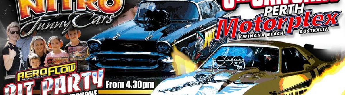 Aeroflow Outlaw Nitro Funny Cars - Perth Motorplex (WA) Cover Image