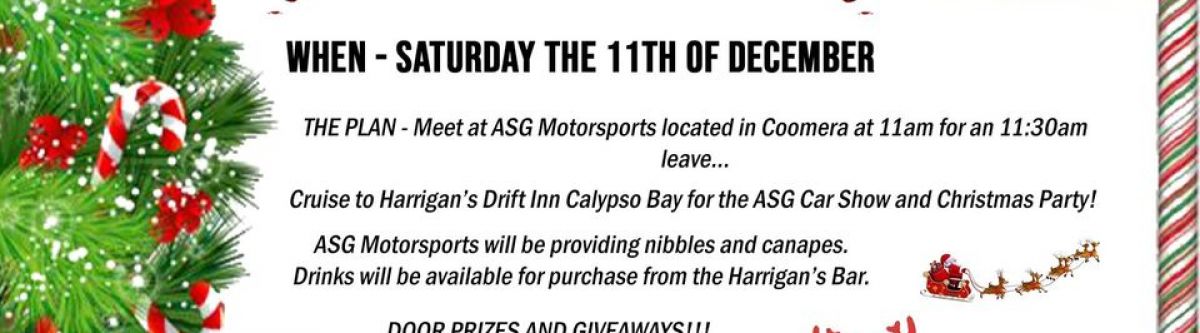ASG MOTORSPORTS CHRISTMAS CRUISE 2021!!! (Qld) Cover Image