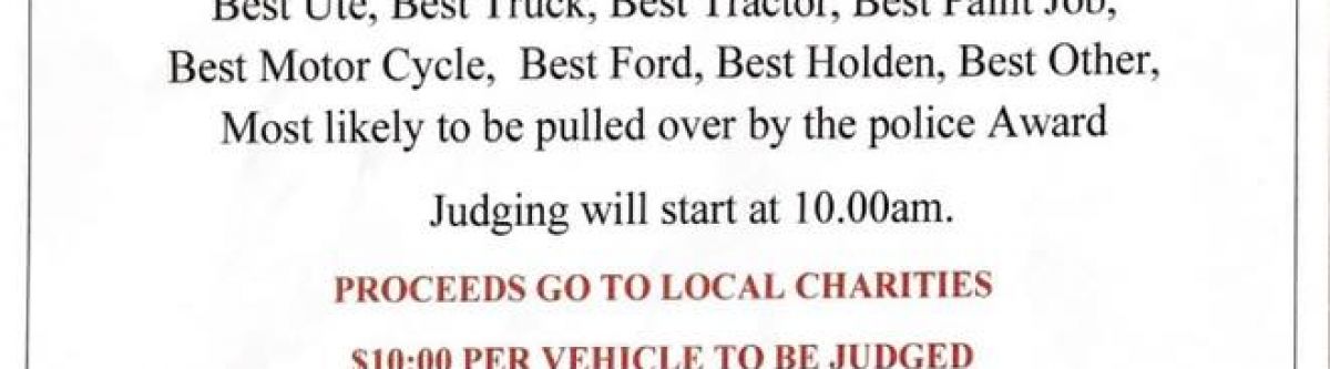 Narromine Car Club Charity Show n Shine 2022 (NSW) Cover Image