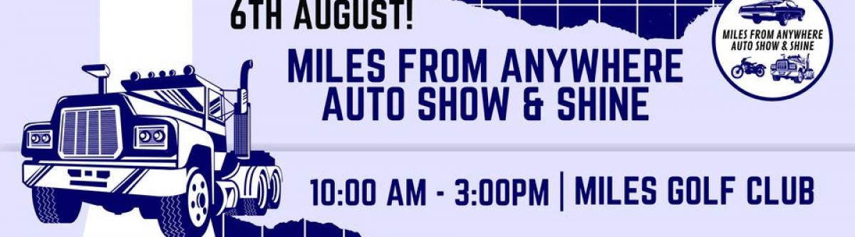 Miles From Anywhere Auto Show & Shine (Qld) Cover Image