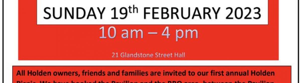 Annual Holden Picnic (ACT) Cover Image