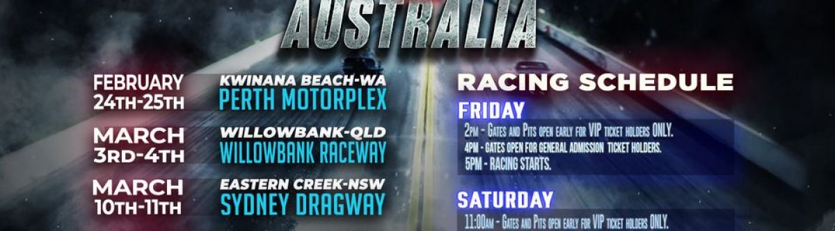 Street Outlaws vs Australia - Perth Motorplex (WA) Cover Image