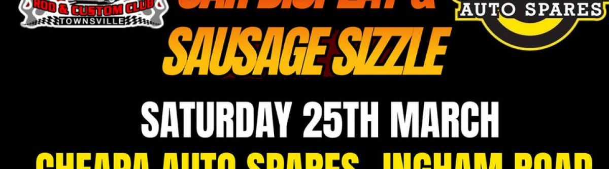 Car Display and Sausage Sizzle- Cheapa Auto Spares (Qld) Cover Image