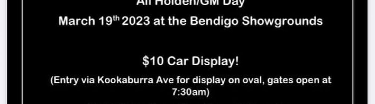 Bendigo All Holden Day (Vic) Cover Image