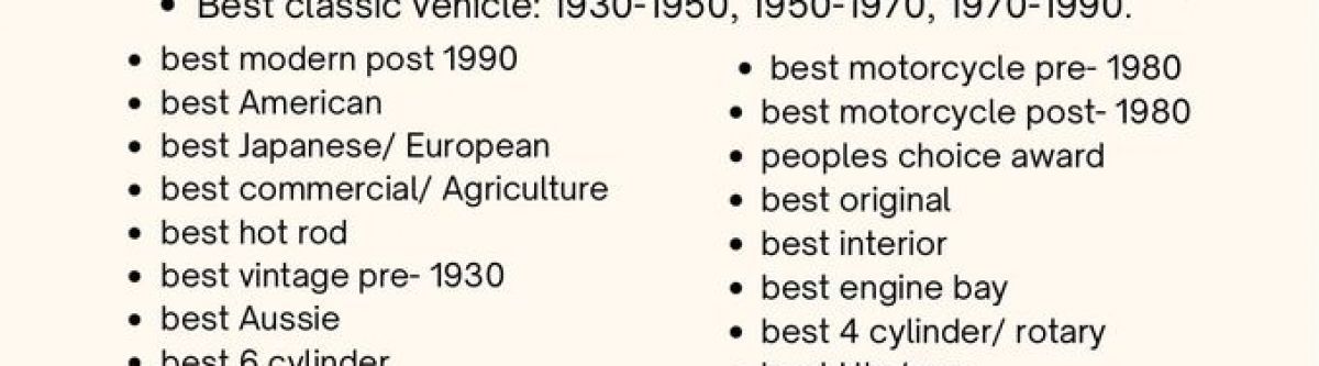 Charity Show & Shine (NSW) Cover Image