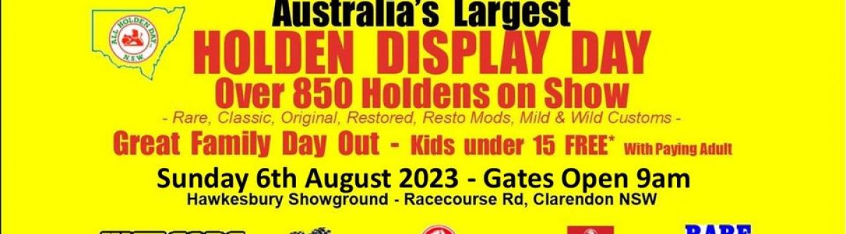 NSW All Holden Day - Australia's Largest Holden Display Day (NSW) Cover Image