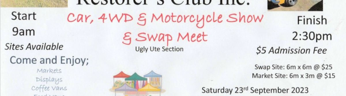 Whitsunday Old Iron Restorer's Club Car Show (Qld) Cover Image