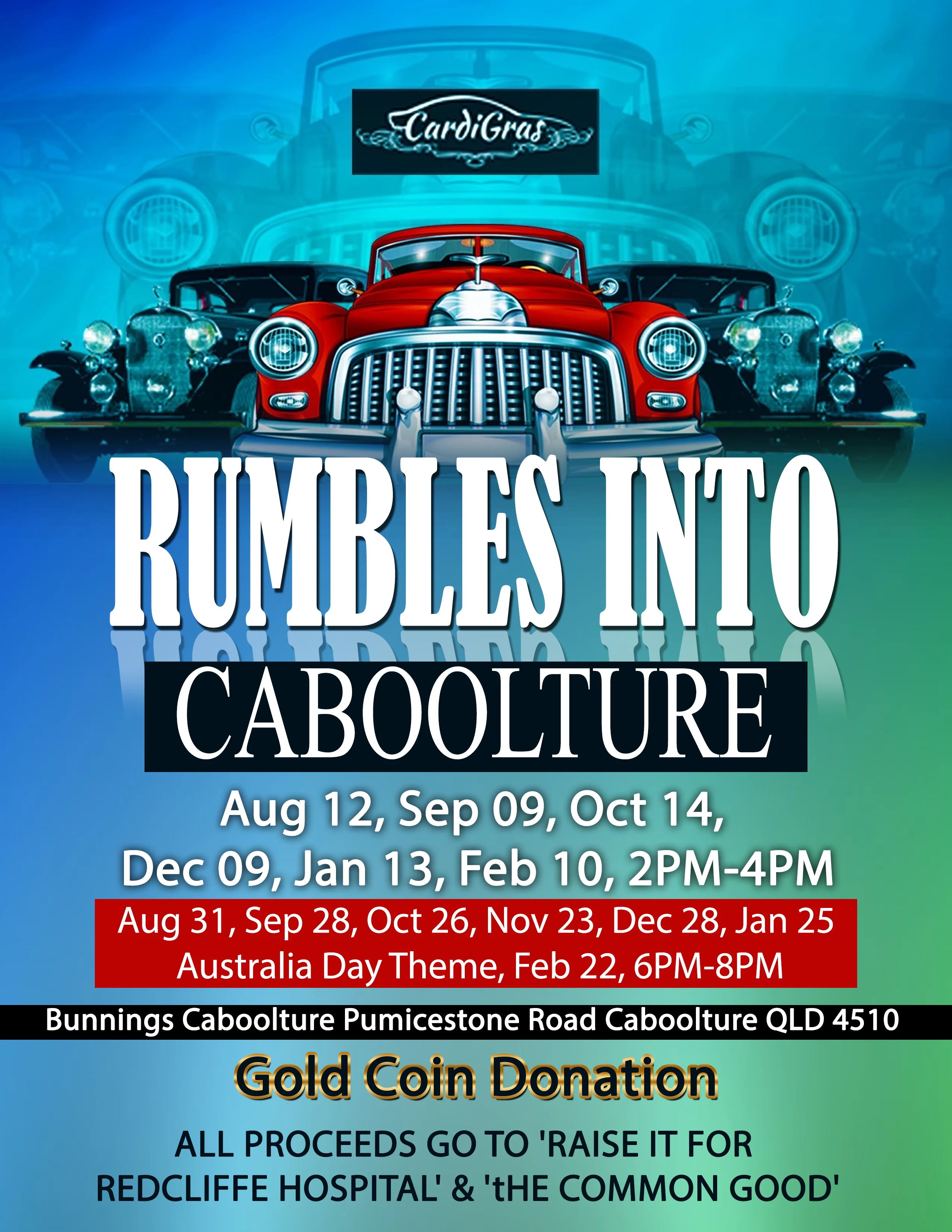 CardiGras Rumbles Into Caboolture Cover Image