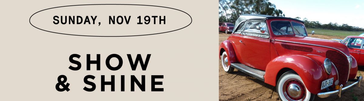 Show & Shine at the Distillery (SA) Cover Image