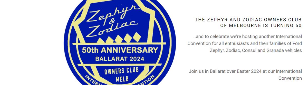 50th Anniversary of the Zephyr and Zodiac Owners Club of Melbourne Cover Image