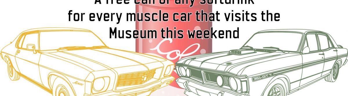 Muscle Cars & Coke Saturday + Sunday, 10AM - Midday Both Days Cover Image