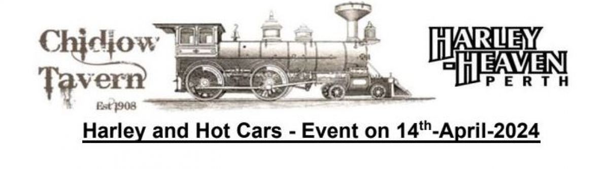 Harley's & Hot Cars - Event on 14th April 2024 Cover Image