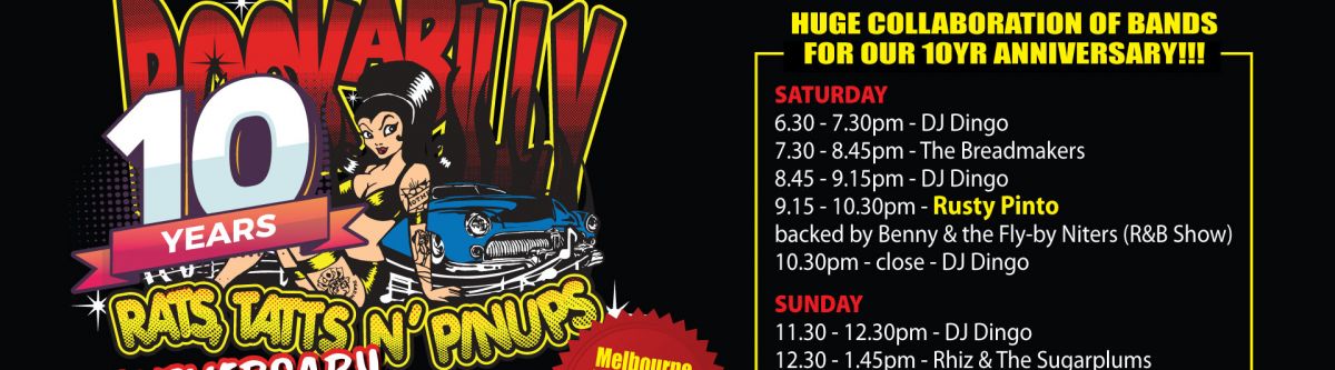 Rats, Tatts & Pinups 10 Year Anniversary Weekend Cover Image