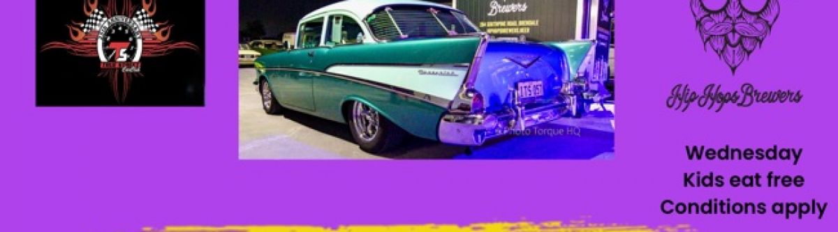 Burgers and Bonnets Classic Cars Cover Image